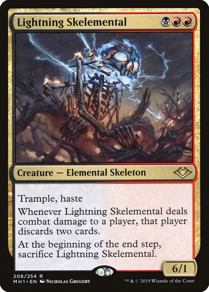 Lightning Skelemental [Modern Horizons] | Game Master's Emporium (The New GME)