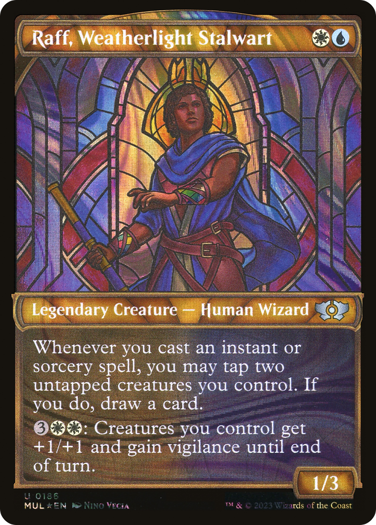 Raff, Weatherlight Stalwart (Halo Foil) [Multiverse Legends] | Game Master's Emporium (The New GME)