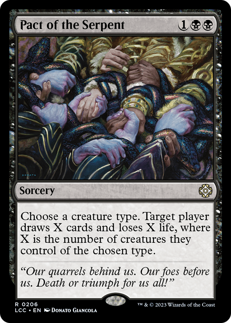Pact of the Serpent [The Lost Caverns of Ixalan Commander] | Game Master's Emporium (The New GME)