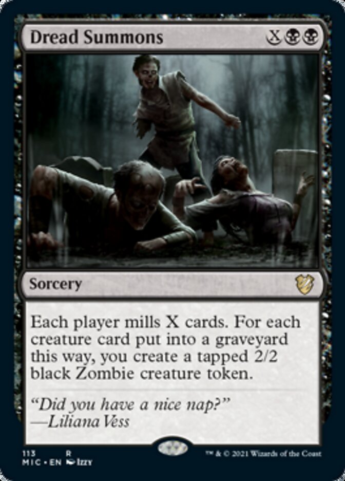 Dread Summons [Innistrad: Midnight Hunt Commander] | Game Master's Emporium (The New GME)