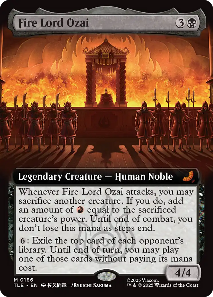 Fire Lord Ozai (Extended Art) [Avatar: The Last Airbender: Eternal-Legal] | Game Master's Emporium (The New GME)