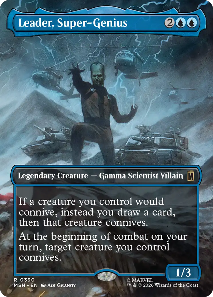 Leader, Super-Genius (Borderless) [Marvel Super Heroes] | Game Master's Emporium (The New GME)