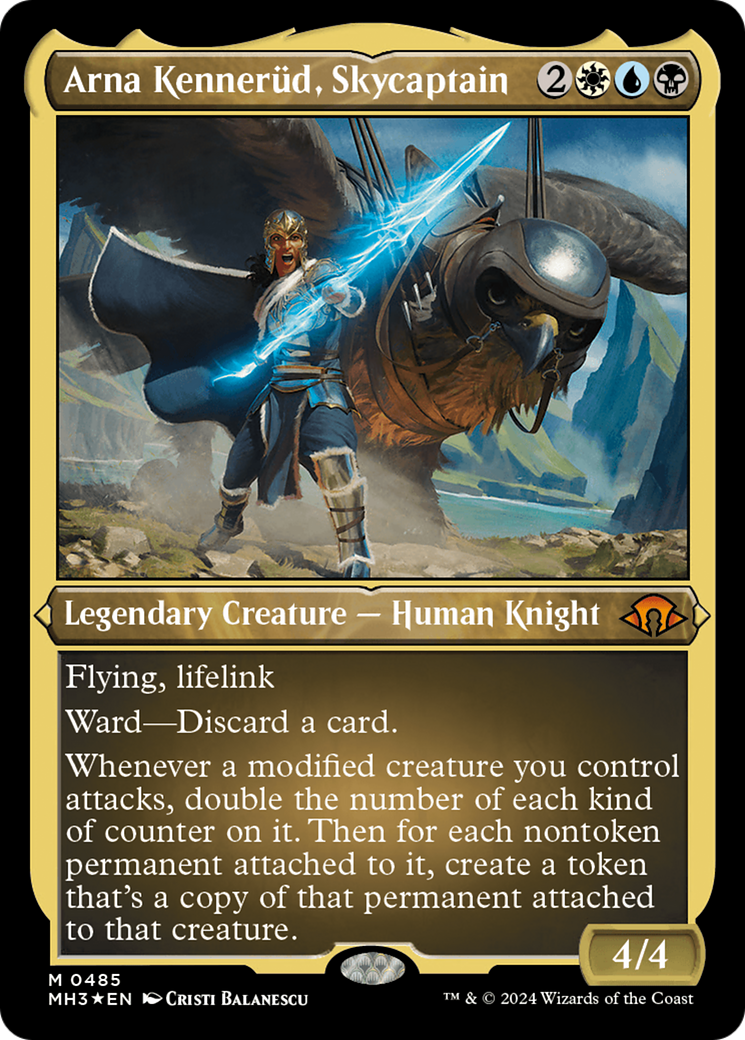 Arna Kennerud, Skycaptain (Foil Etched) [Modern Horizons 3] | Game Master's Emporium (The New GME)