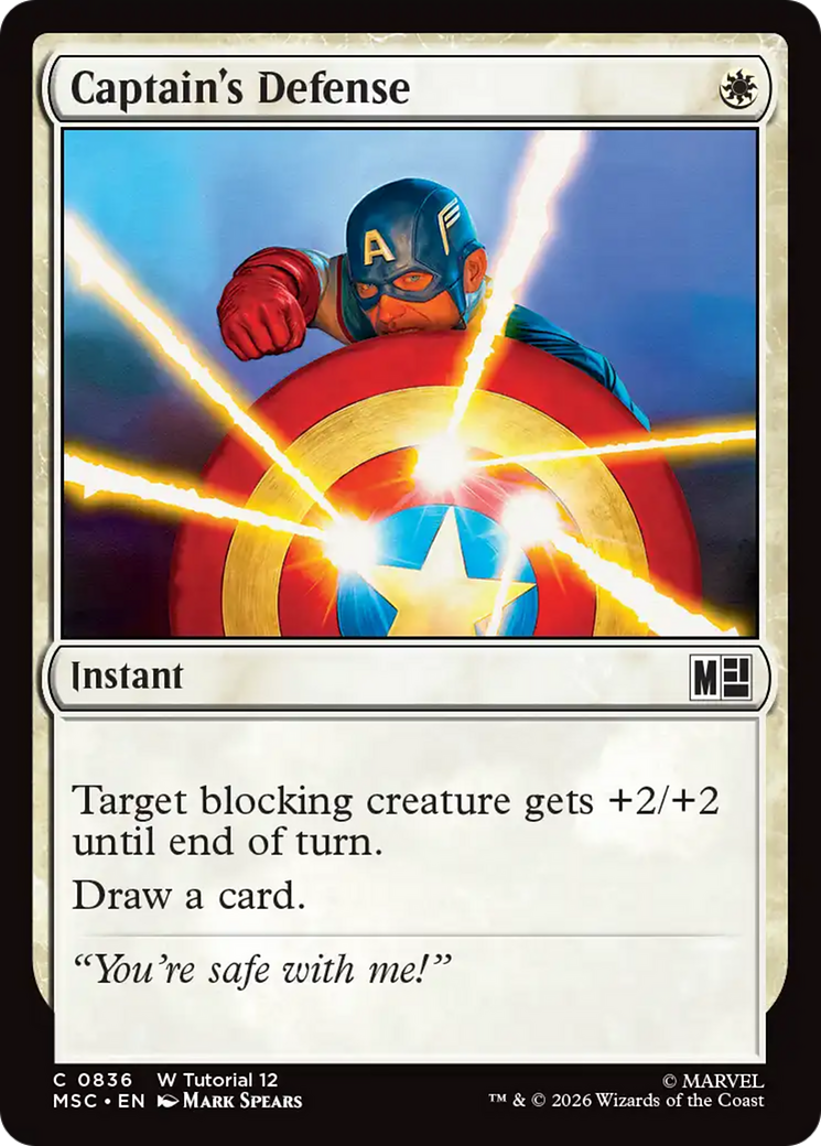 Captain's Defense (0836) [Marvel Super Heroes Commander] | Game Master's Emporium (The New GME)