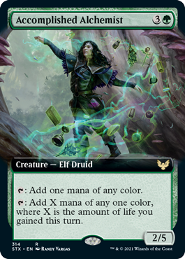 Accomplished Alchemist (Extended Art) [Strixhaven: School of Mages] | Game Master's Emporium (The New GME)