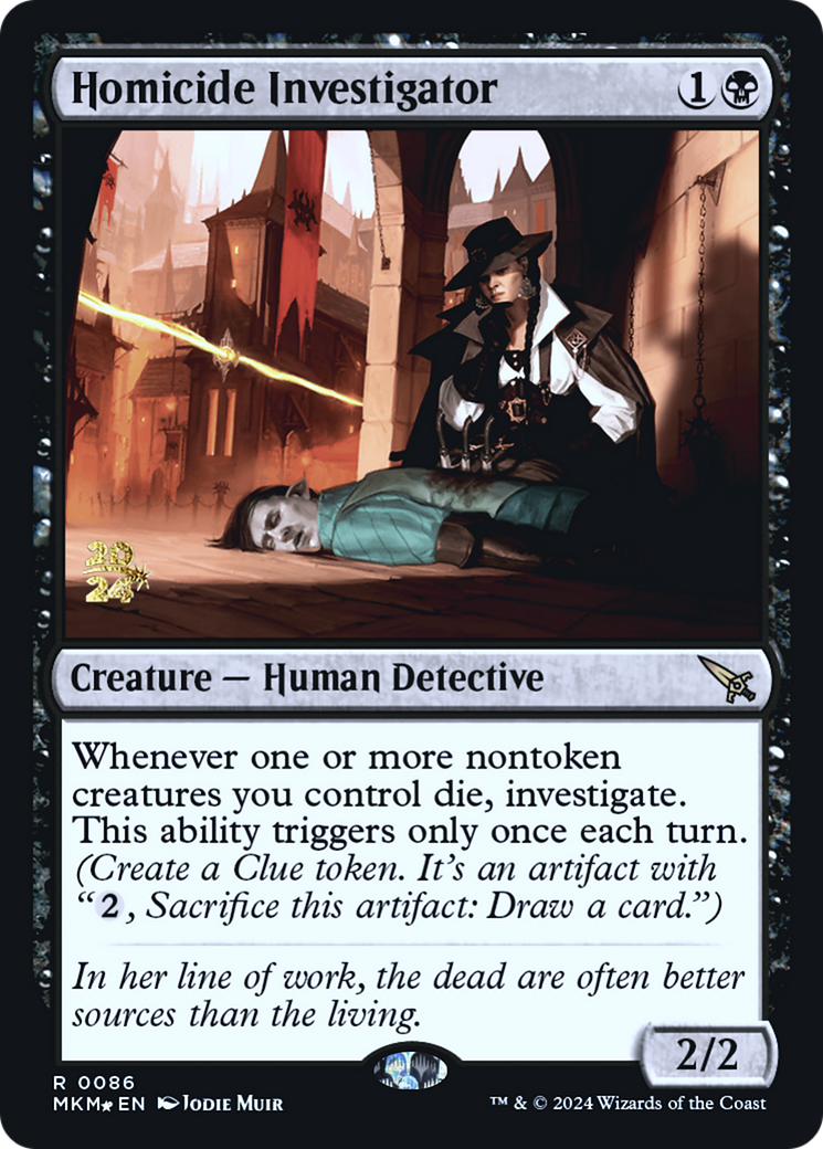 Homicide Investigator [Murders at Karlov Manor Prerelease Promos] | Game Master's Emporium (The New GME)