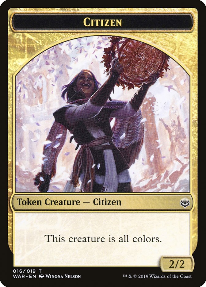 Citizen Token [War of the Spark Tokens] | Game Master's Emporium (The New GME)