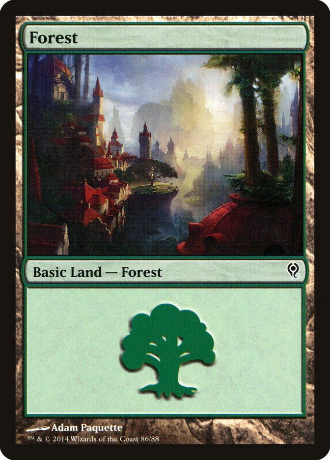 Forest (86) [Duel Decks: Jace vs. Vraska] | Game Master's Emporium (The New GME)