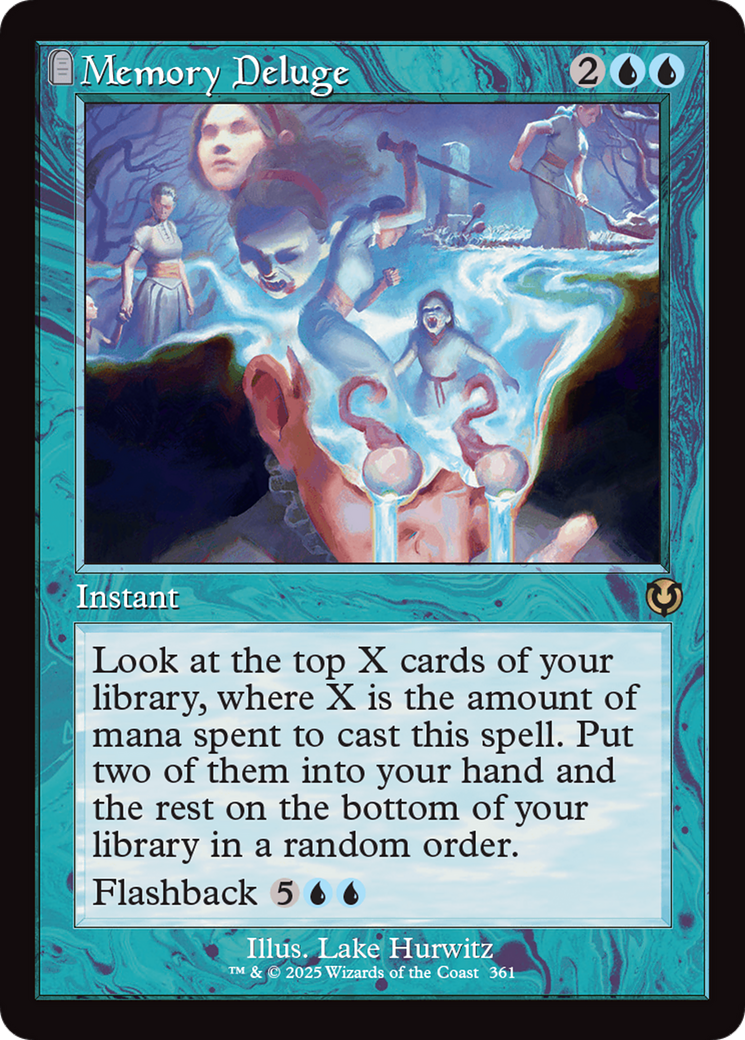 Memory Deluge (Retro Frame) [Innistrad Remastered] | Game Master's Emporium (The New GME)