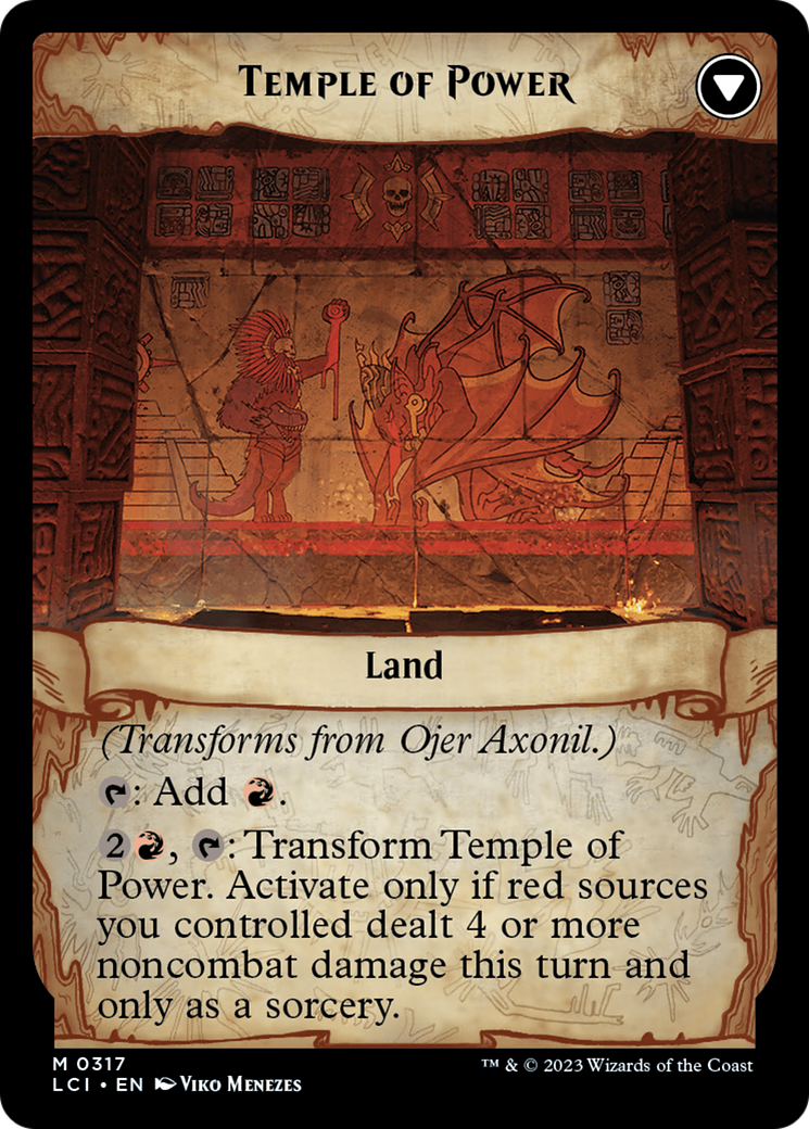 Ojer Axonil, Deepest Might // Temple of Power (Showcase) [The Lost Caverns of Ixalan] | Game Master's Emporium (The New GME)