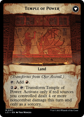Ojer Axonil, Deepest Might // Temple of Power (Showcase) [The Lost Caverns of Ixalan] | Game Master's Emporium (The New GME)