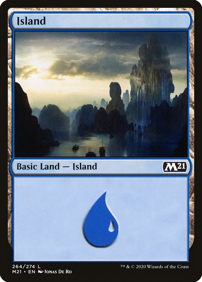 Island (264) [Core Set 2021] | Game Master's Emporium (The New GME)
