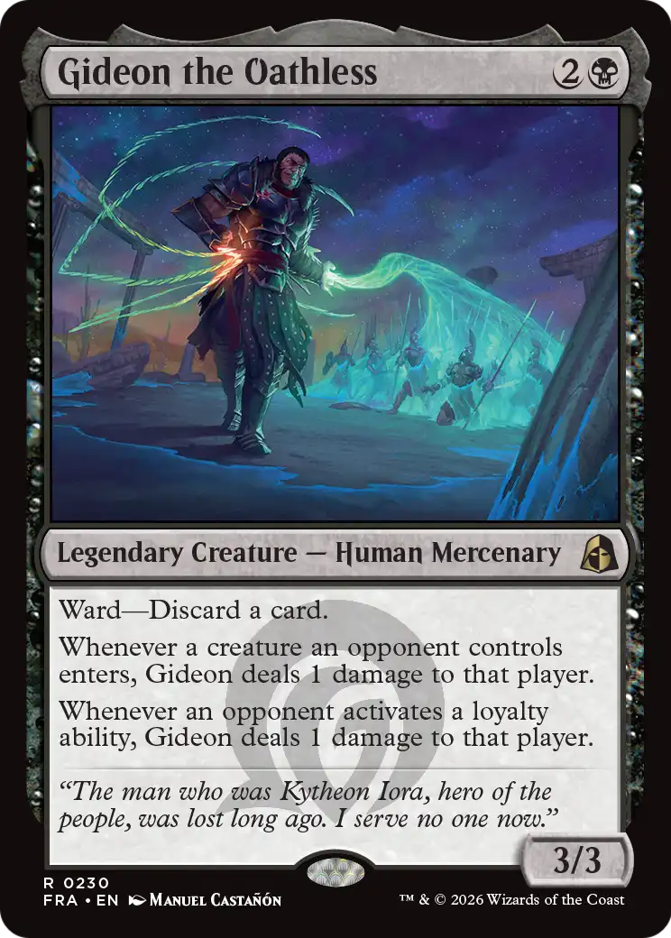 Gideon the Oathless [Reality Fracture] | Game Master's Emporium (The New GME)