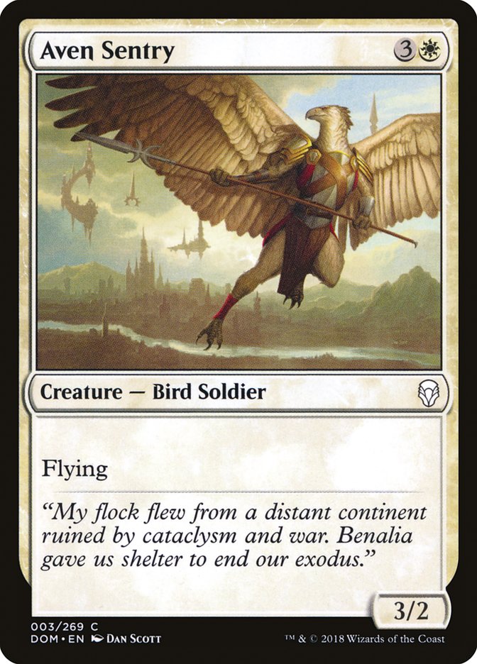 Aven Sentry [Dominaria] | Game Master's Emporium (The New GME)