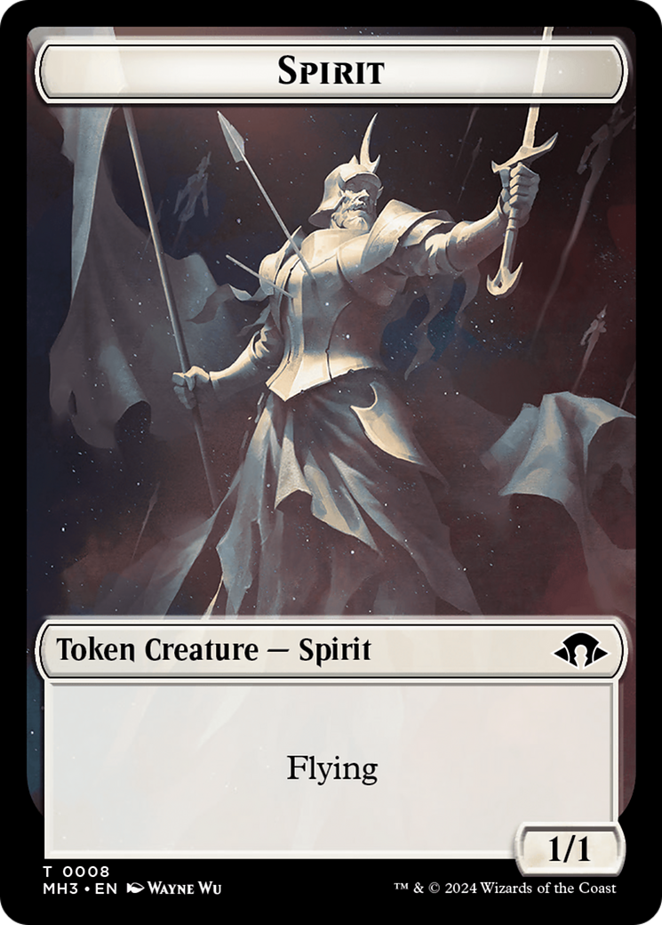 Spirit Token (0008) [Modern Horizons 3 Tokens] | Game Master's Emporium (The New GME)
