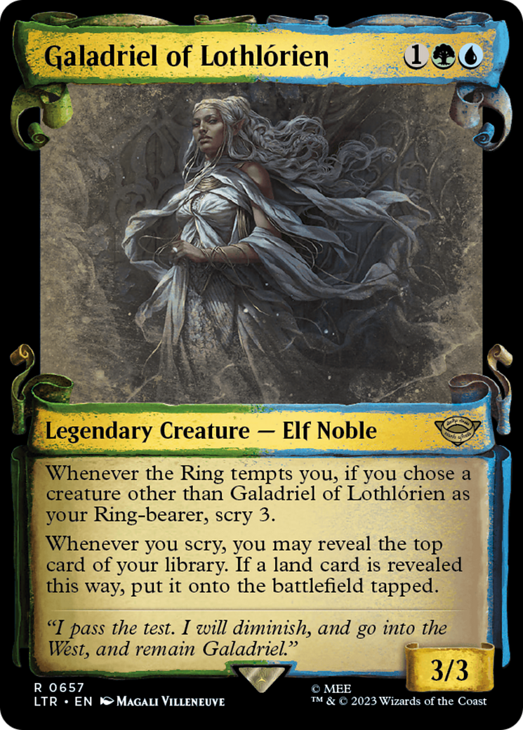 Galadriel of Lothlorien [The Lord of the Rings: Tales of Middle-Earth Showcase Scrolls] | Game Master's Emporium (The New GME)