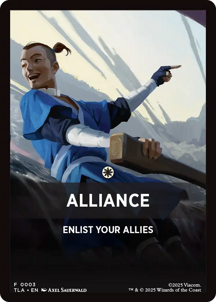 Alliance Theme Card [Avatar: The Last Airbender Tokens] | Game Master's Emporium (The New GME)