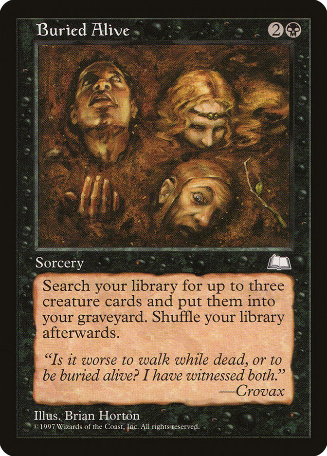 Buried Alive [Weatherlight] | Game Master's Emporium (The New GME)