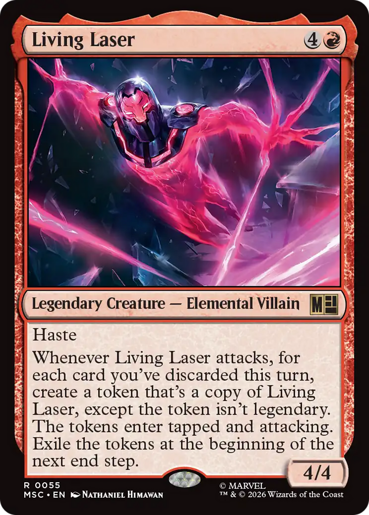 Living Laser (Surge Foil) [Marvel Super Heroes Commander] | Game Master's Emporium (The New GME)