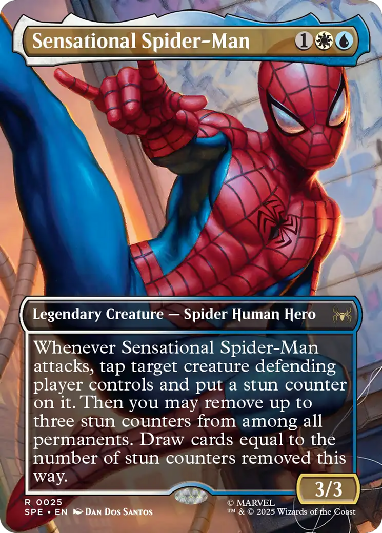 Sensational Spider-Man (Borderless) [Marvel's Spider-Man: Eternal-Legal] | Game Master's Emporium (The New GME)