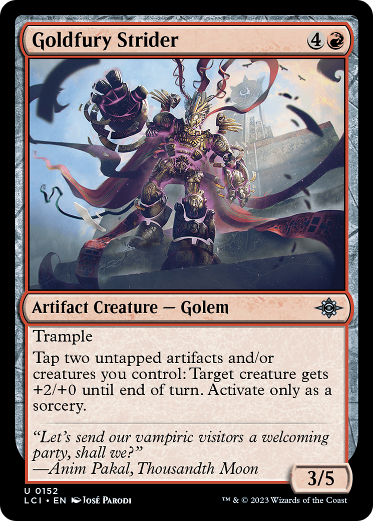 Goldfury Strider [The Lost Caverns of Ixalan] | Game Master's Emporium (The New GME)
