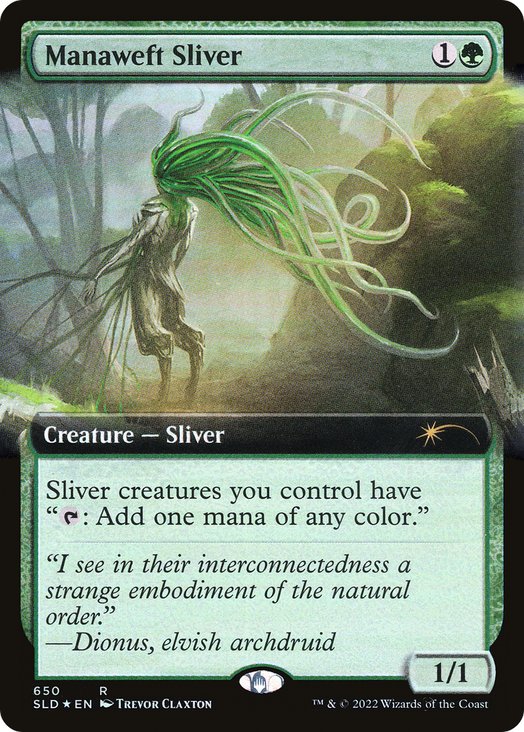 Manaweft Sliver (Extended Art) [Secret Lair Drop Promos] | Game Master's Emporium (The New GME)