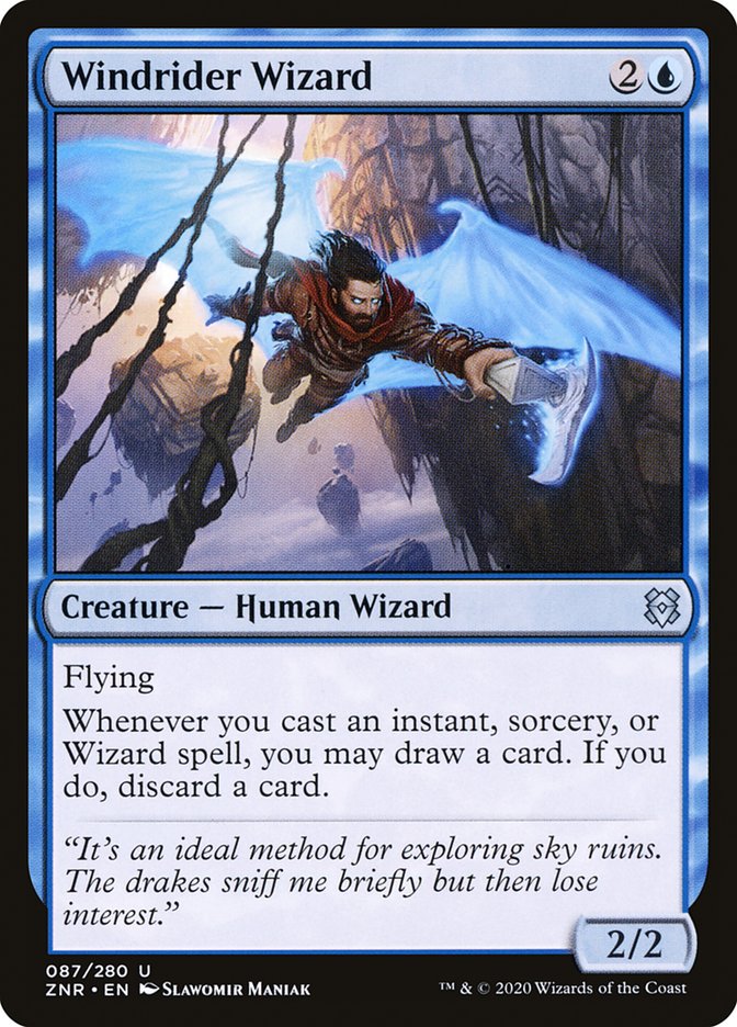 Windrider Wizard [Zendikar Rising] | Game Master's Emporium (The New GME)