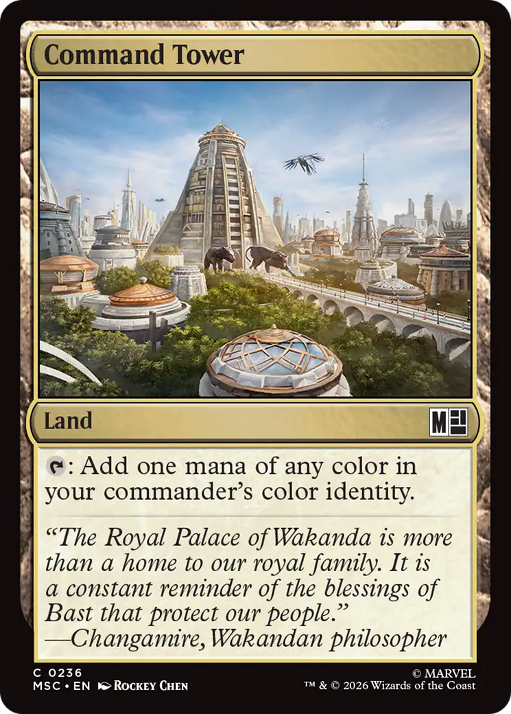 Command Tower (0236) (Surge Foil) [Marvel Super Heroes Commander] | Game Master's Emporium (The New GME)