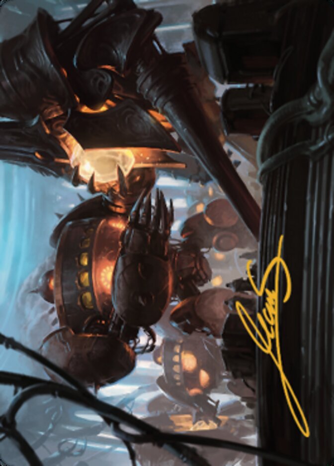 Autonomous Assembler Art Card (Gold-Stamped Signature) [The Brothers' War Art Series] | Game Master's Emporium (The New GME)