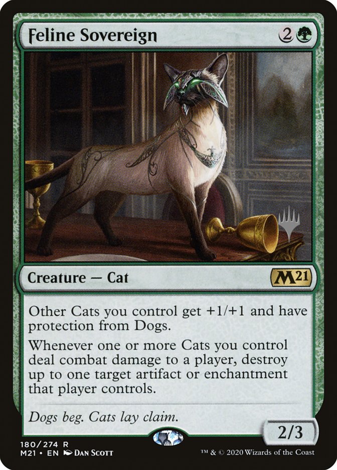 Feline Sovereign (Promo Pack) [Core Set 2021 Promos] | Game Master's Emporium (The New GME)