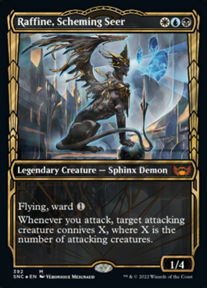 Raffine, Scheming Seer (Showcase Golden Age Gilded Foil) [Streets of New Capenna] | Game Master's Emporium (The New GME)