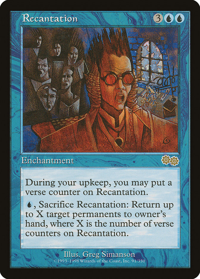 Recantation [Urza's Saga] | Game Master's Emporium (The New GME)