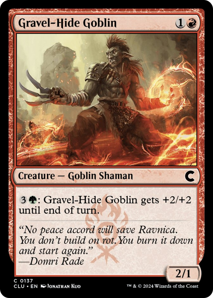 Gravel-Hide Goblin [Ravnica: Clue Edition] | Game Master's Emporium (The New GME)