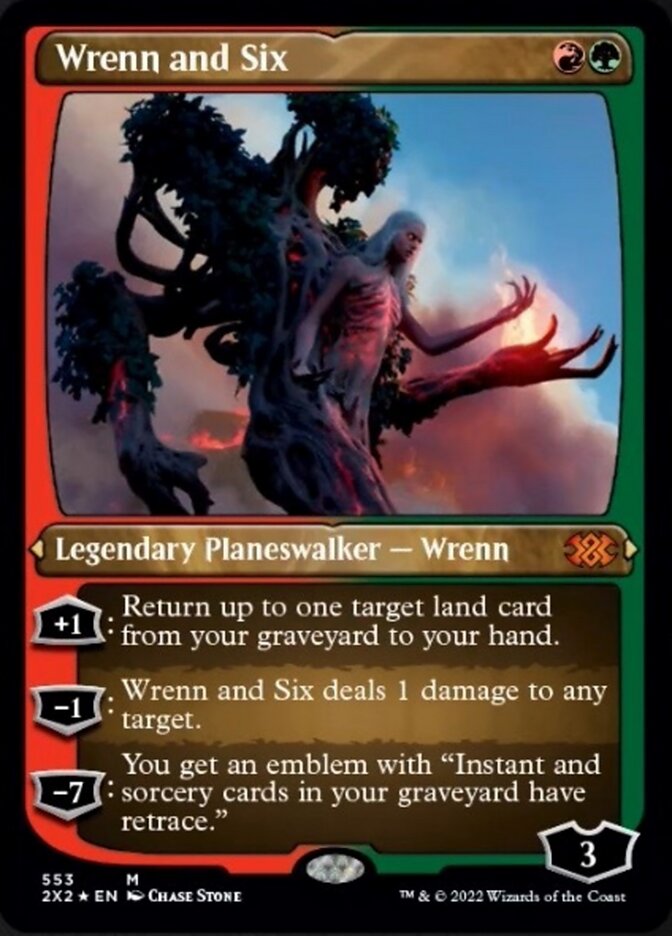 Wrenn and Six (Foil Etched) [Double Masters 2022] | Game Master's Emporium (The New GME)