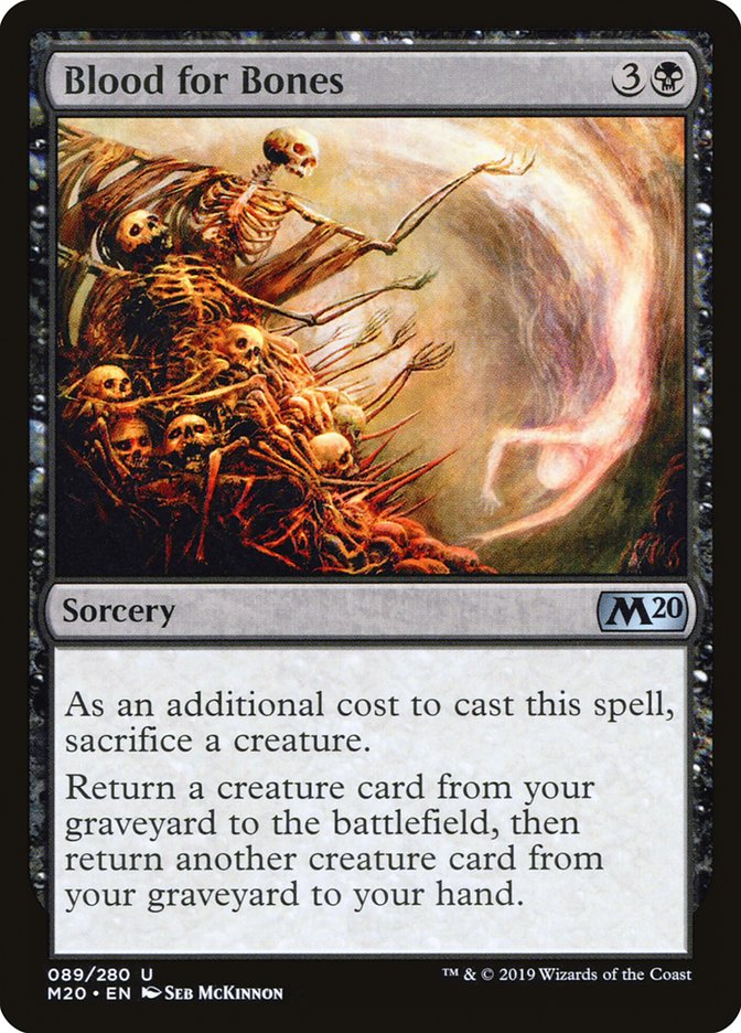 Blood for Bones [Core Set 2020] | Game Master's Emporium (The New GME)