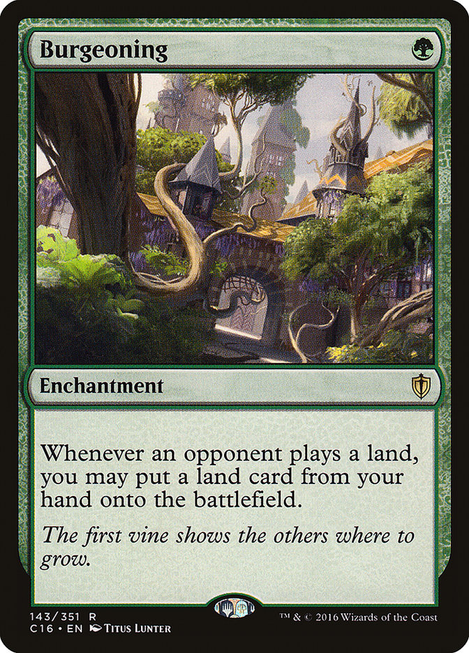 Burgeoning [Commander 2016] | Game Master's Emporium (The New GME)