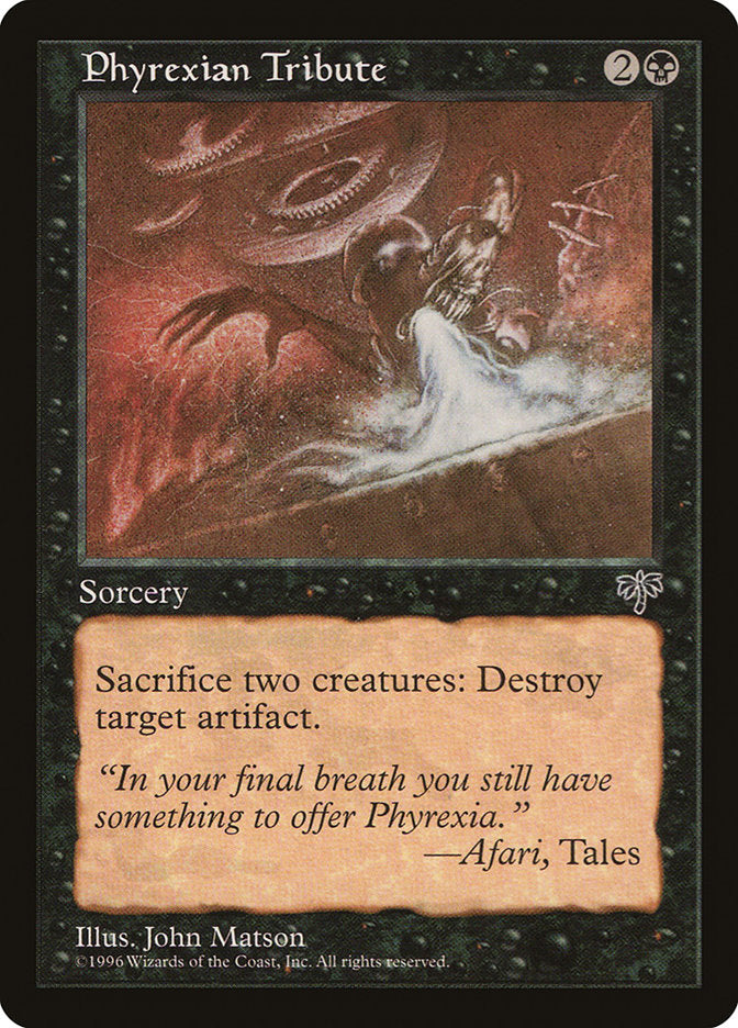 Phyrexian Tribute [Mirage] | Game Master's Emporium (The New GME)