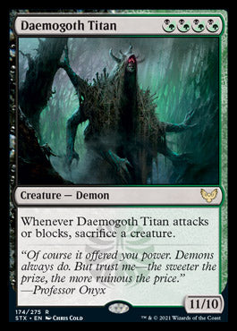 Daemogoth Titan [Strixhaven: School of Mages] | Game Master's Emporium (The New GME)