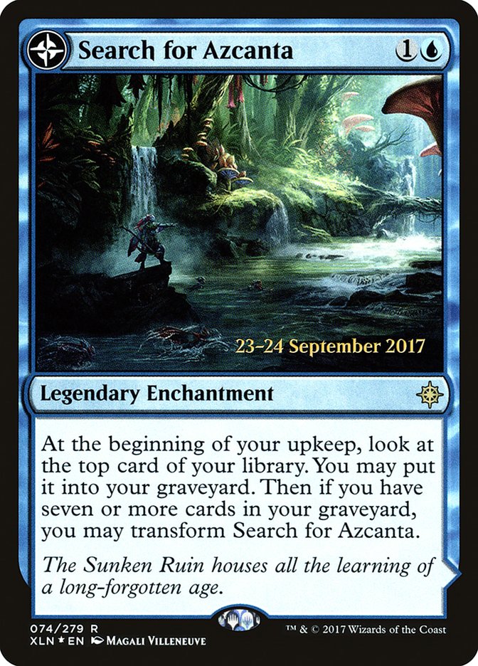 Search for Azcanta // Azcanta, the Sunken Ruin [Ixalan Prerelease Promos] | Game Master's Emporium (The New GME)