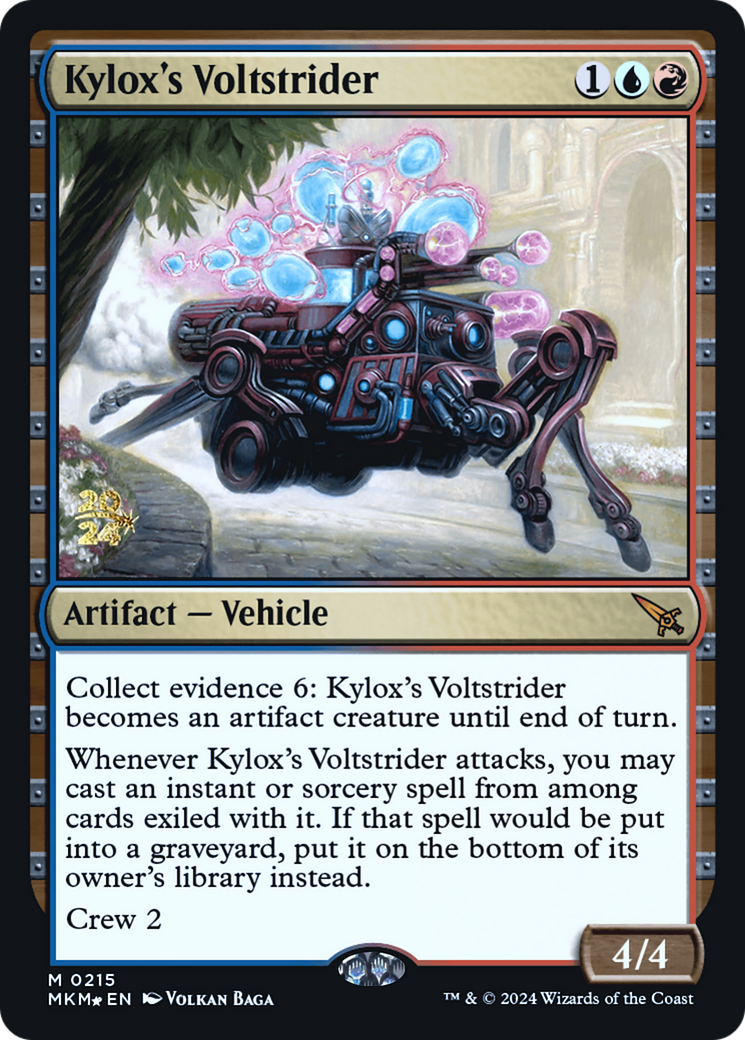 Kylox's Voltstrider [Murders at Karlov Manor Prerelease Promos] | Game Master's Emporium (The New GME)