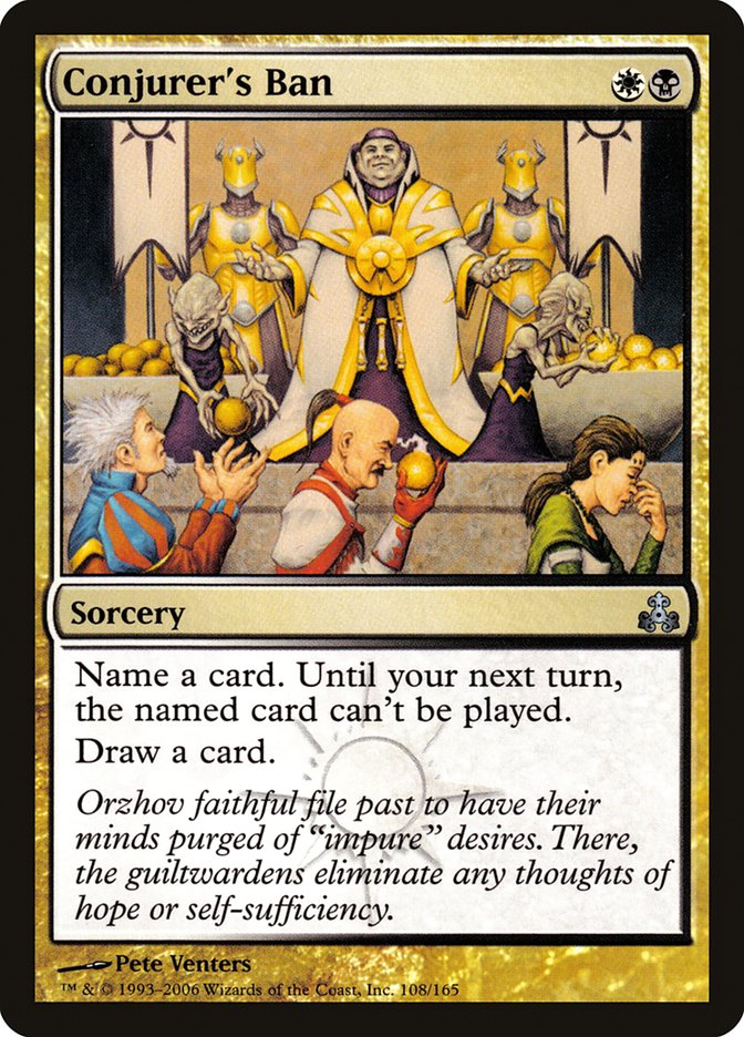 Conjurer's Ban [Guildpact] | Game Master's Emporium (The New GME)