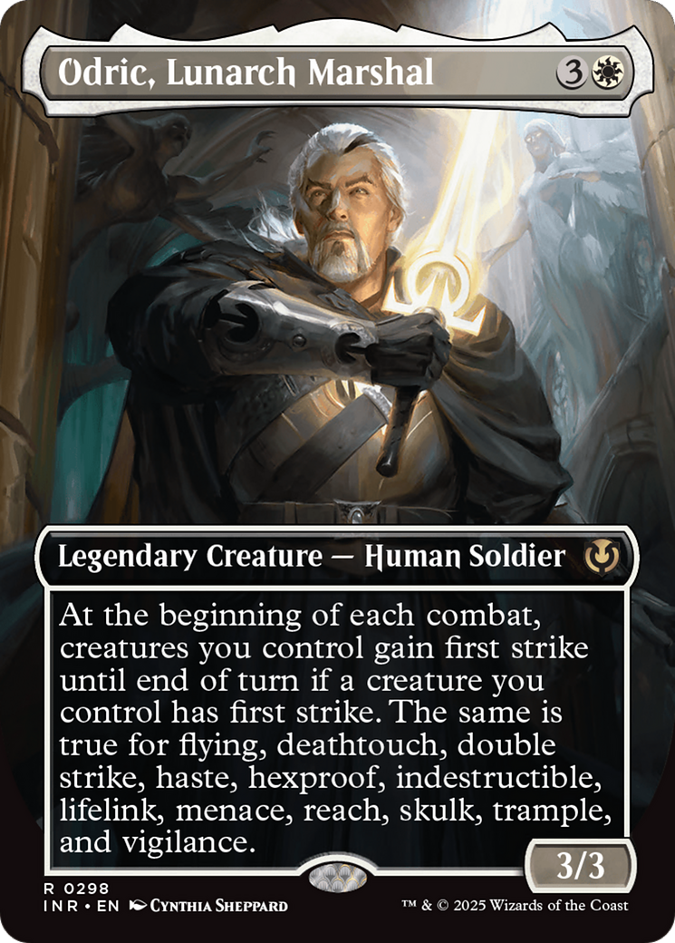 Odric, Lunarch Marshal (Borderless) [Innistrad Remastered] | Game Master's Emporium (The New GME)