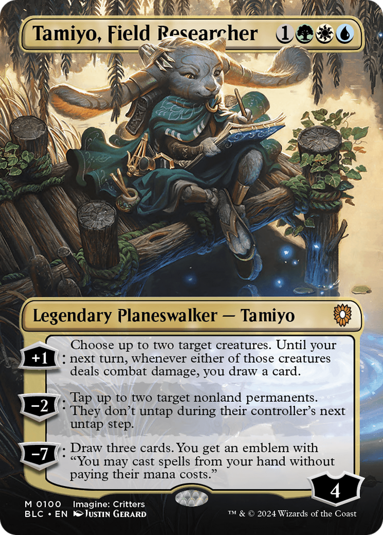 Tamiyo, Field Researcher (Borderless) [Bloomburrow Commander] | Game Master's Emporium (The New GME)