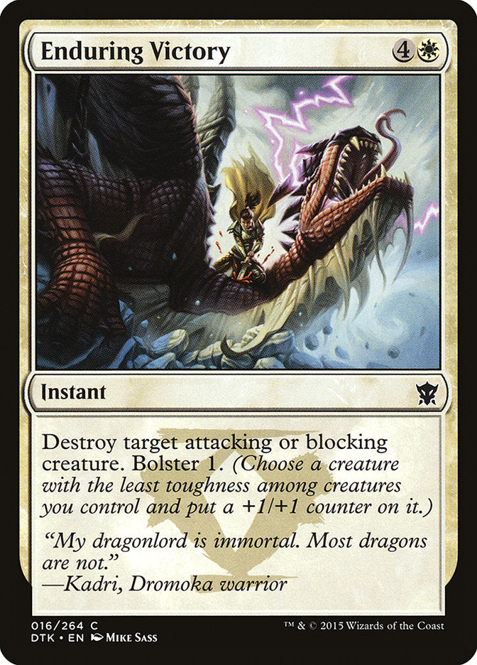Enduring Victory [Dragons of Tarkir] | Game Master's Emporium (The New GME)