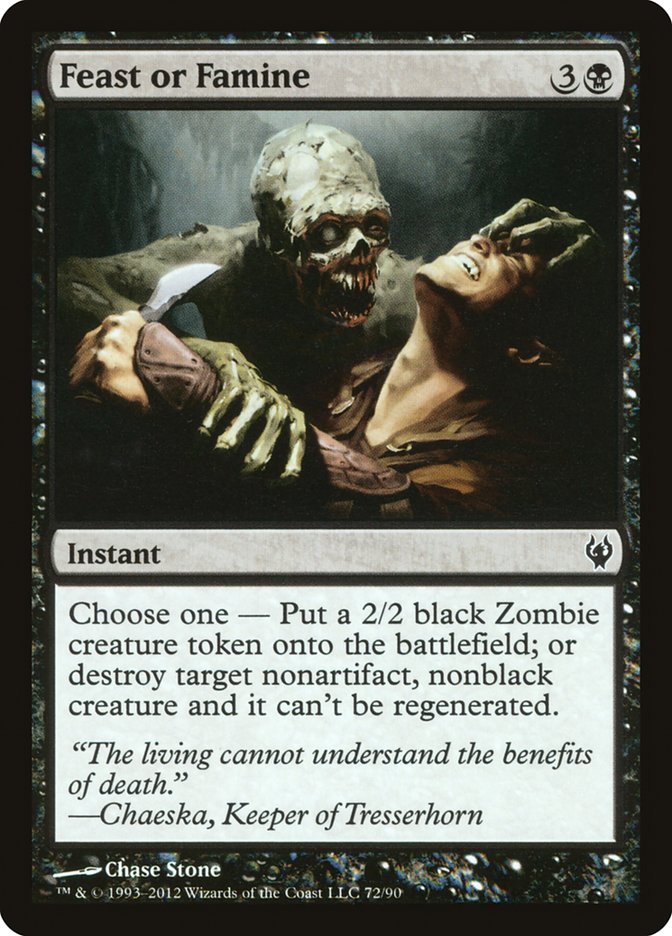 Feast or Famine [Duel Decks: Izzet vs. Golgari] | Game Master's Emporium (The New GME)