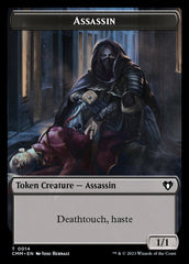 Treasure // Assassin Double-Sided Token [Commander Masters Tokens] | Game Master's Emporium (The New GME)