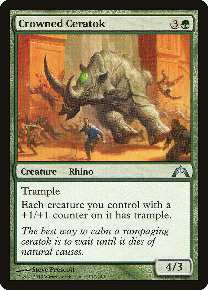 Crowned Ceratok [Gatecrash] | Game Master's Emporium (The New GME)