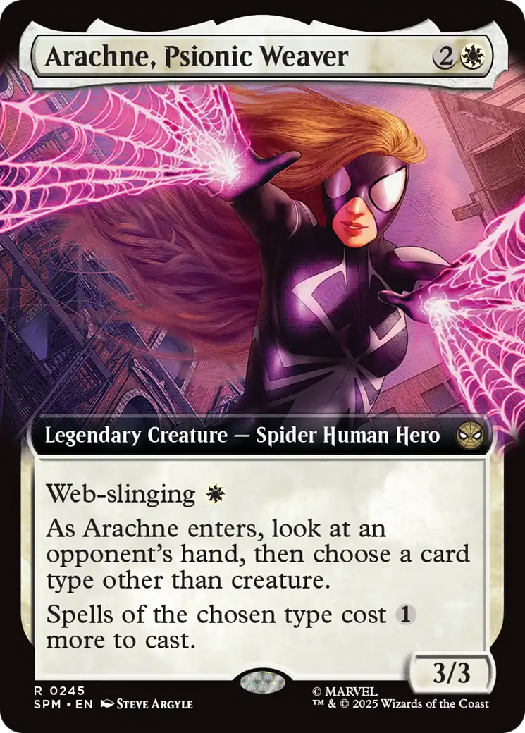 Arachne, Psionic Weaver (Extended Art) [Marvel's Spider-Man] | Game Master's Emporium (The New GME)