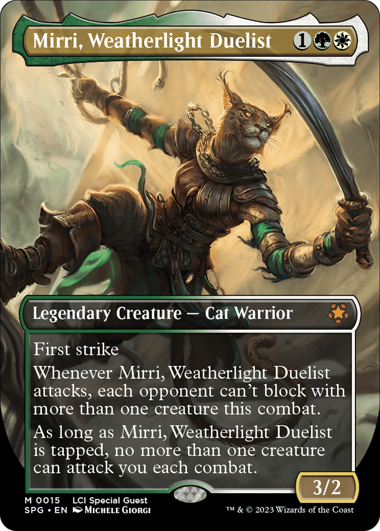 Mirri, Weatherlight Duelist (Borderless) [The Lost Caverns of Ixalan Special Guests] | Game Master's Emporium (The New GME)