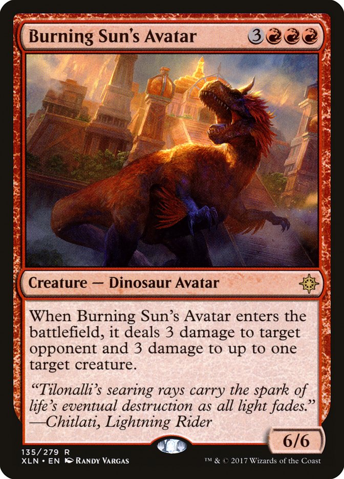 Burning Sun's Avatar [Ixalan] | Game Master's Emporium (The New GME)